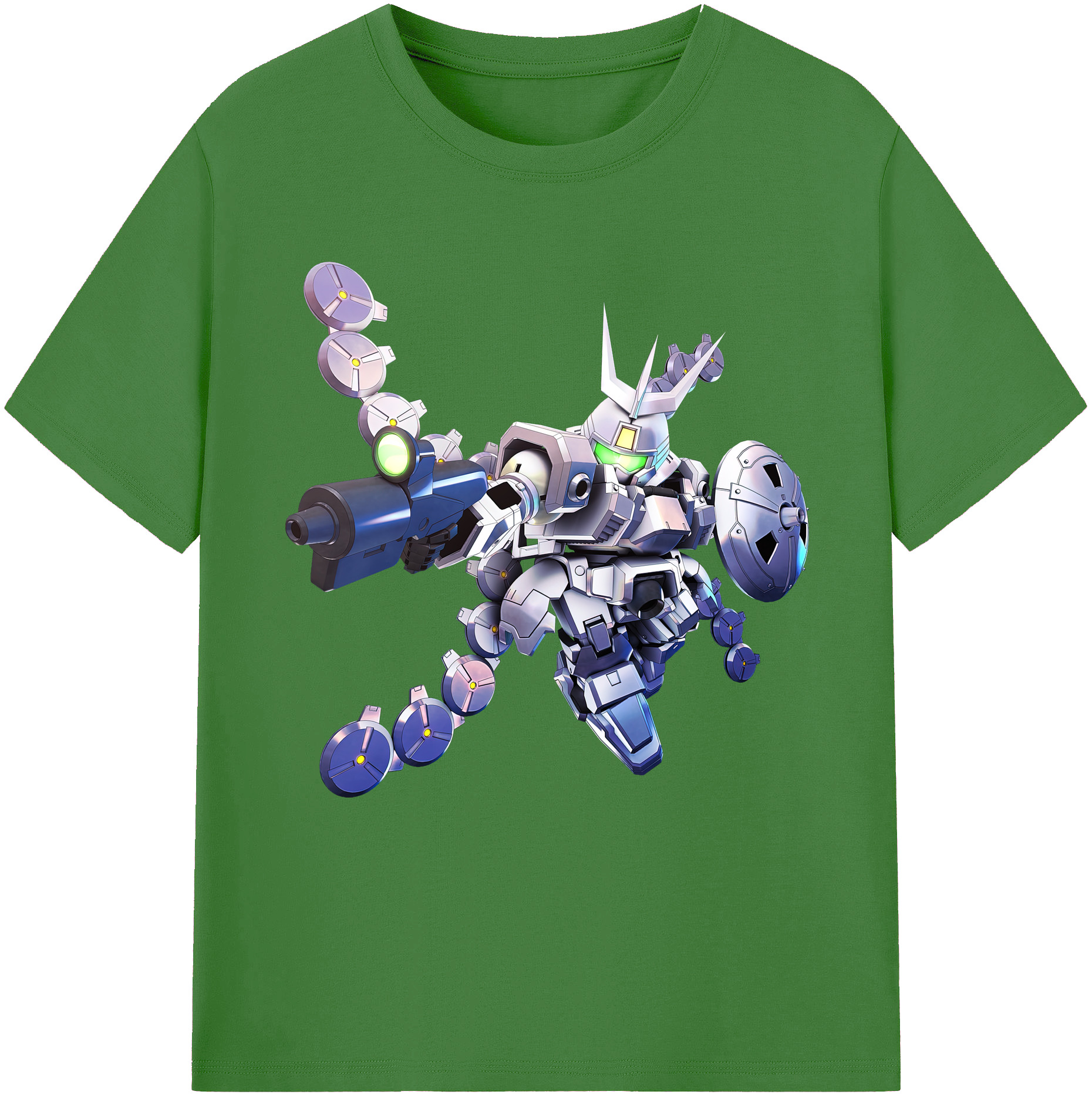 （画像用） 機動戦士ガンダム Mobile Suit Gundam レディースカジュアルプリントTシャツ（綿100％）